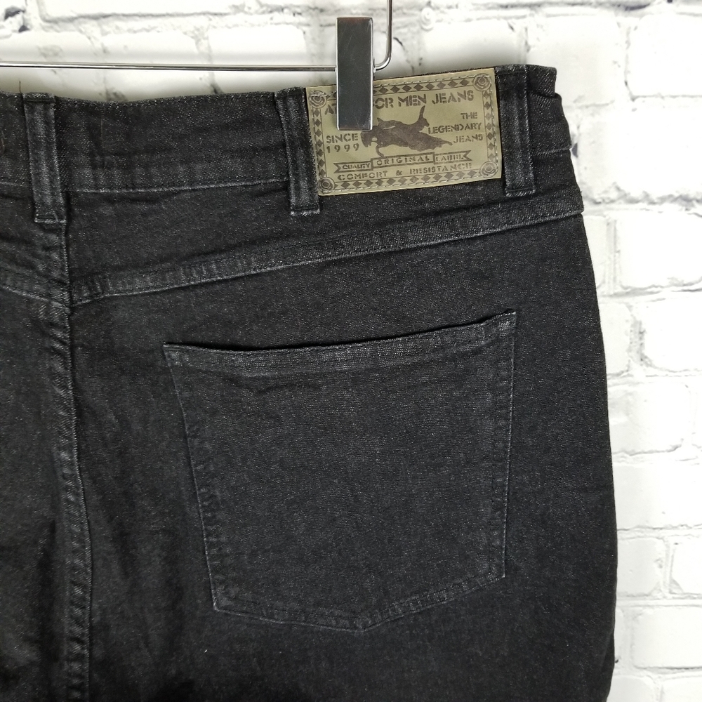 ATLAS FOR MEN | stretch black wash jeans